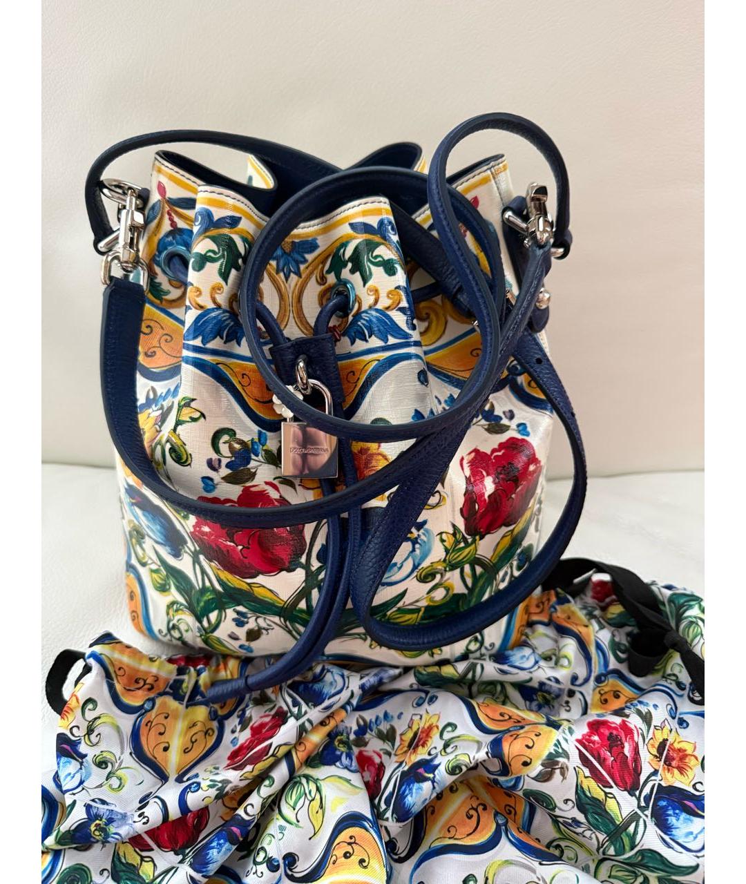 DOLCE&GABBANA Мульти кожаная сумка через плечо, фото 4