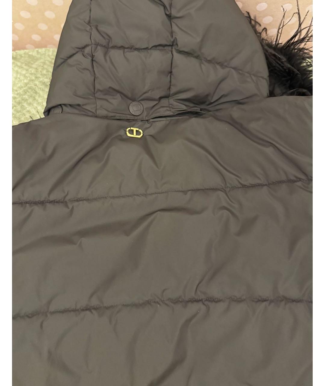 TWIN-SET Черный пуховик, фото 3