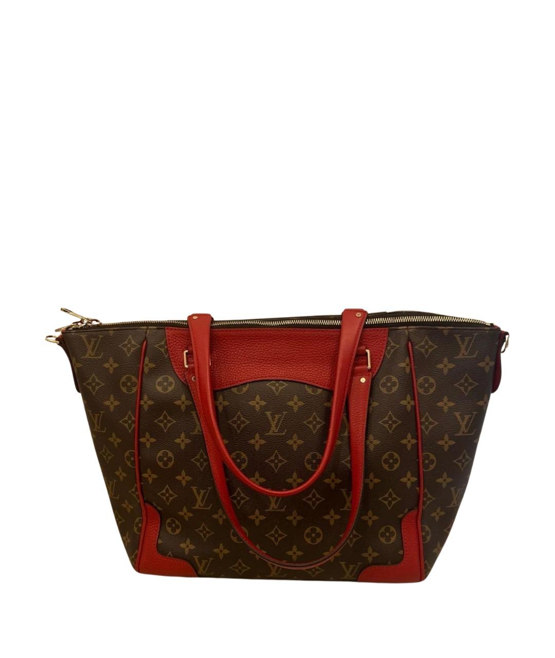 LOUIS VUITTON Красная сумка тоут, фото 1