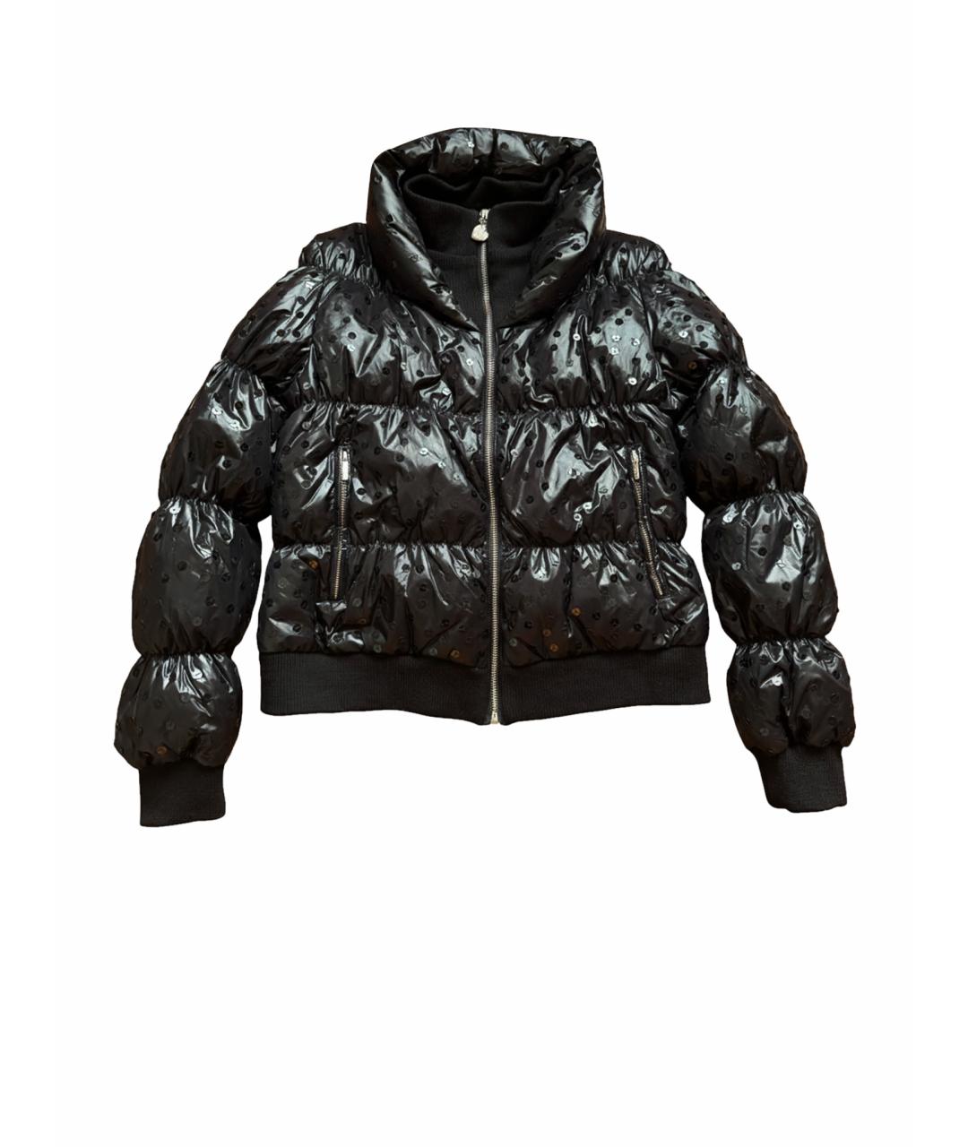 MOSCHINO JEANS Черный полиамидовый пуховик, фото 1