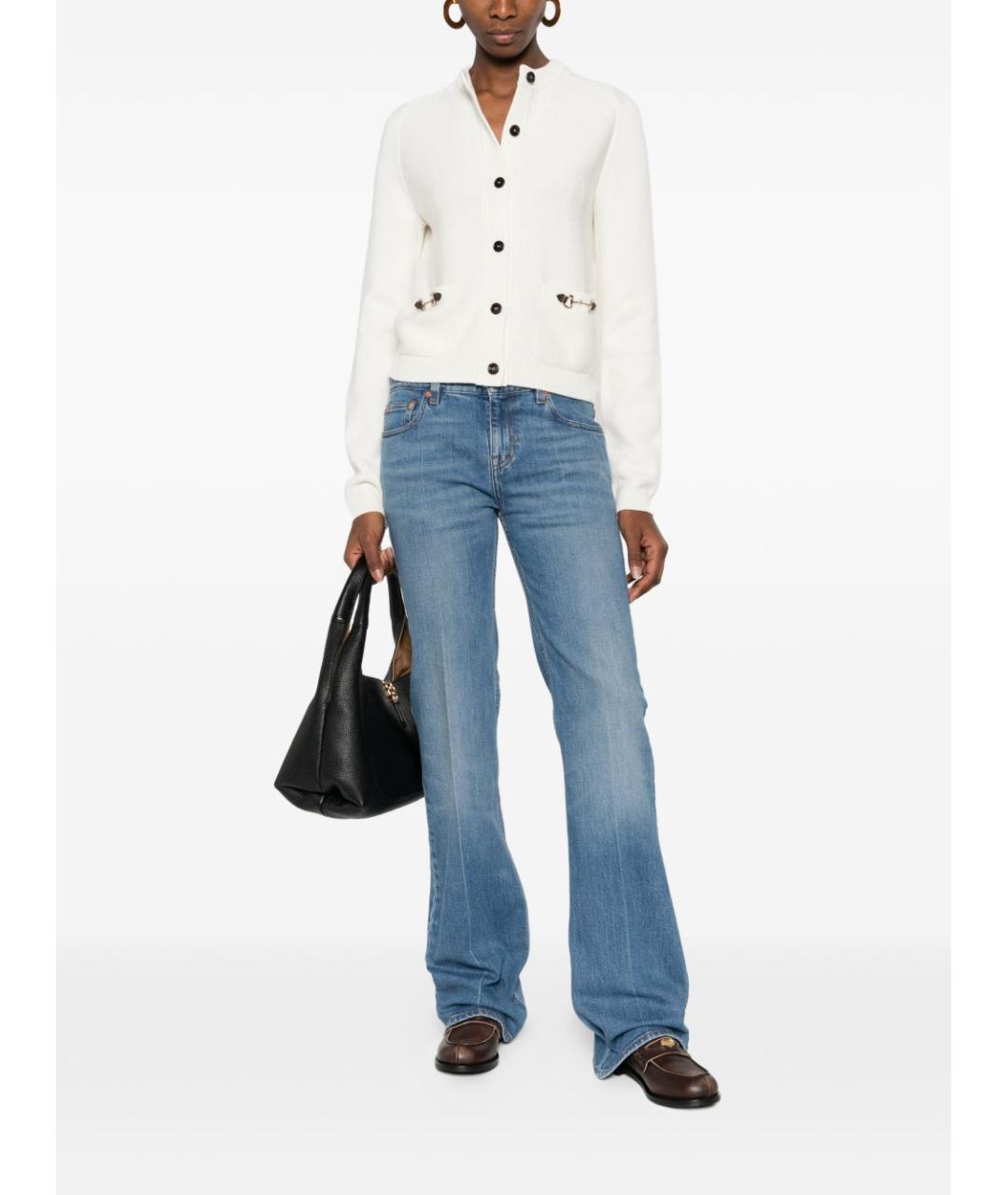 GUCCI Белый шерстяной кардиган, фото 2