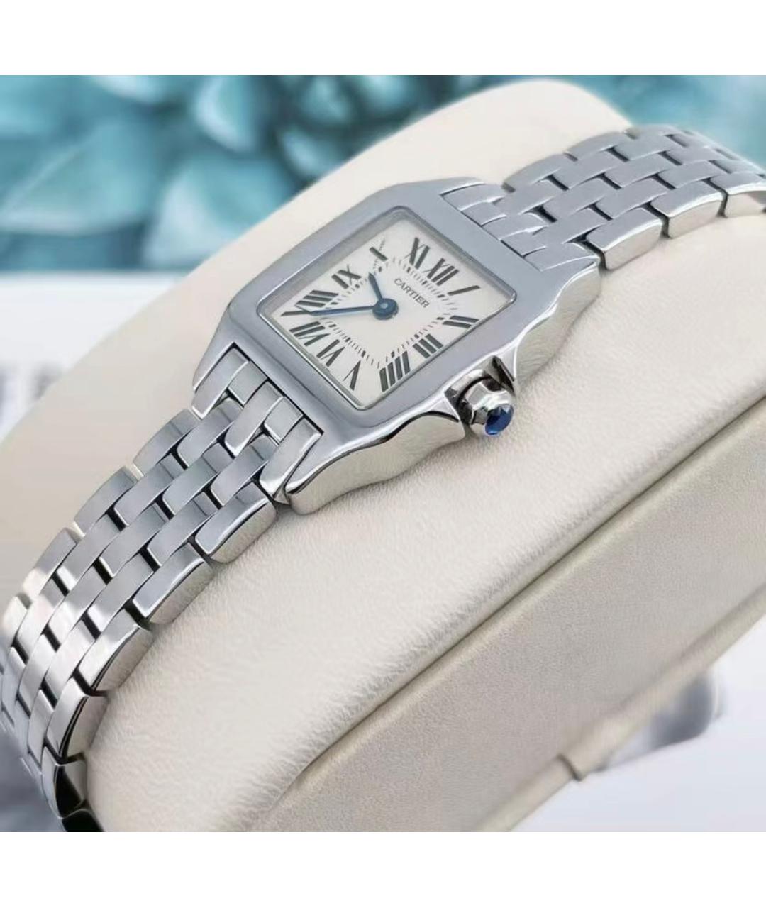 CARTIER Серебряные часы, фото 6