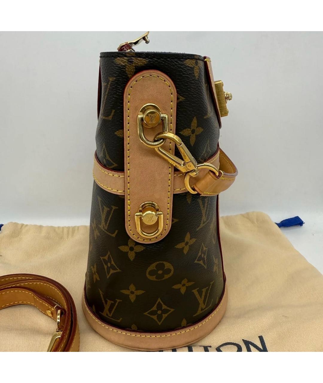 LOUIS VUITTON Коричневая сумка с короткими ручками, фото 6