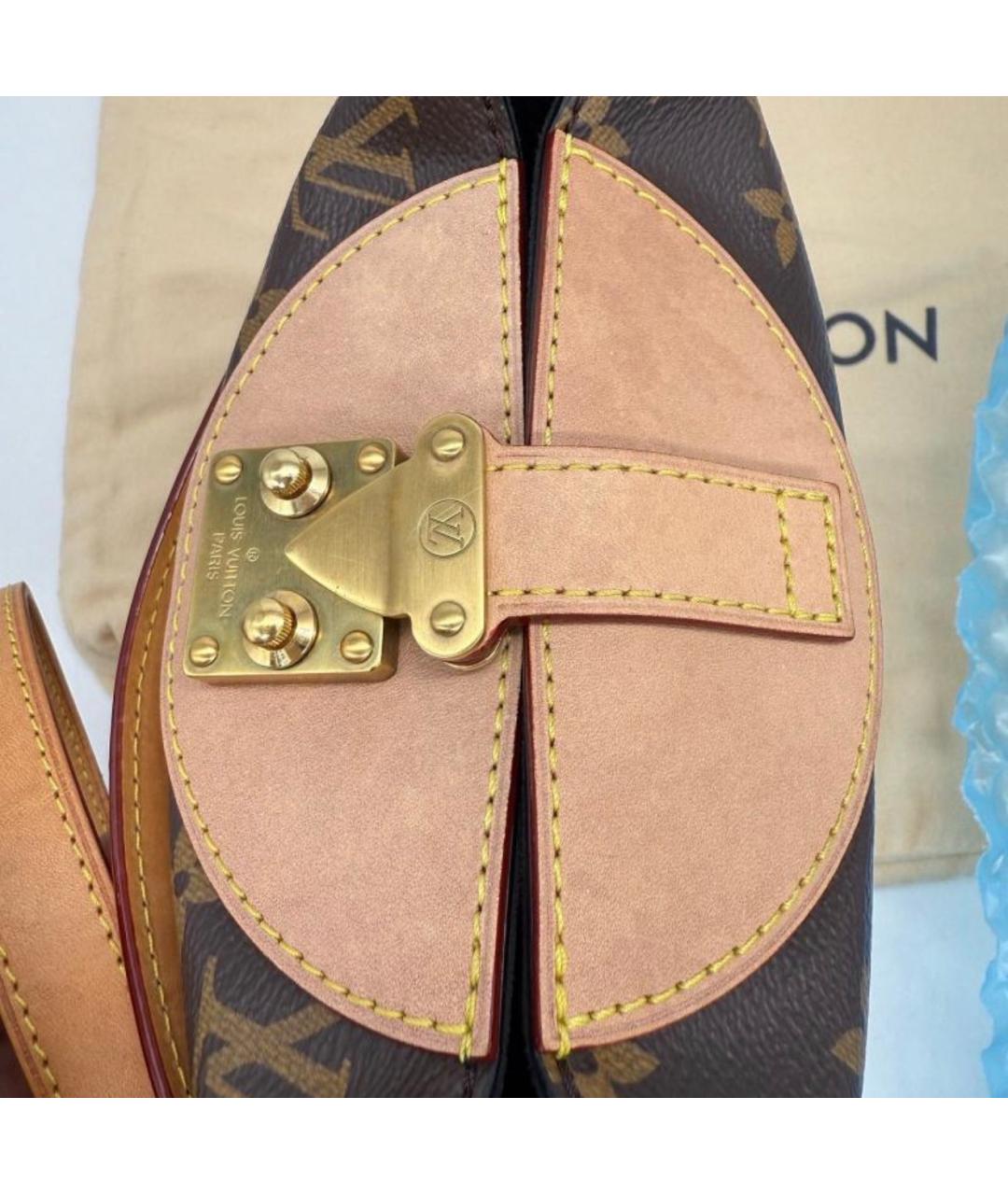 LOUIS VUITTON Коричневая сумка с короткими ручками, фото 7