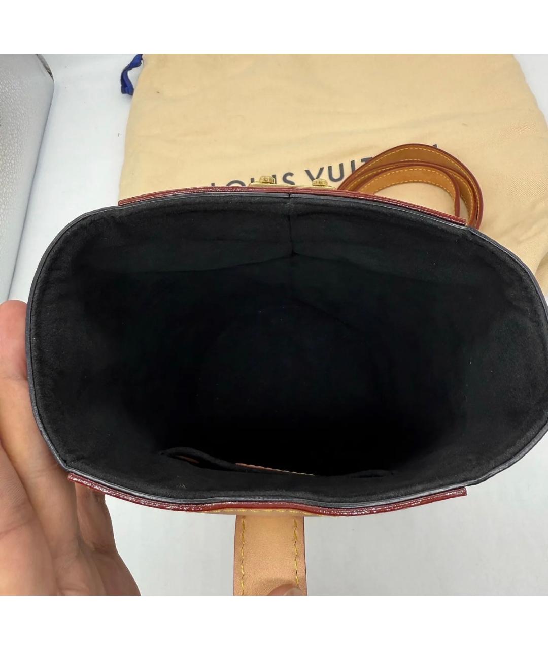 LOUIS VUITTON Коричневая сумка с короткими ручками, фото 4