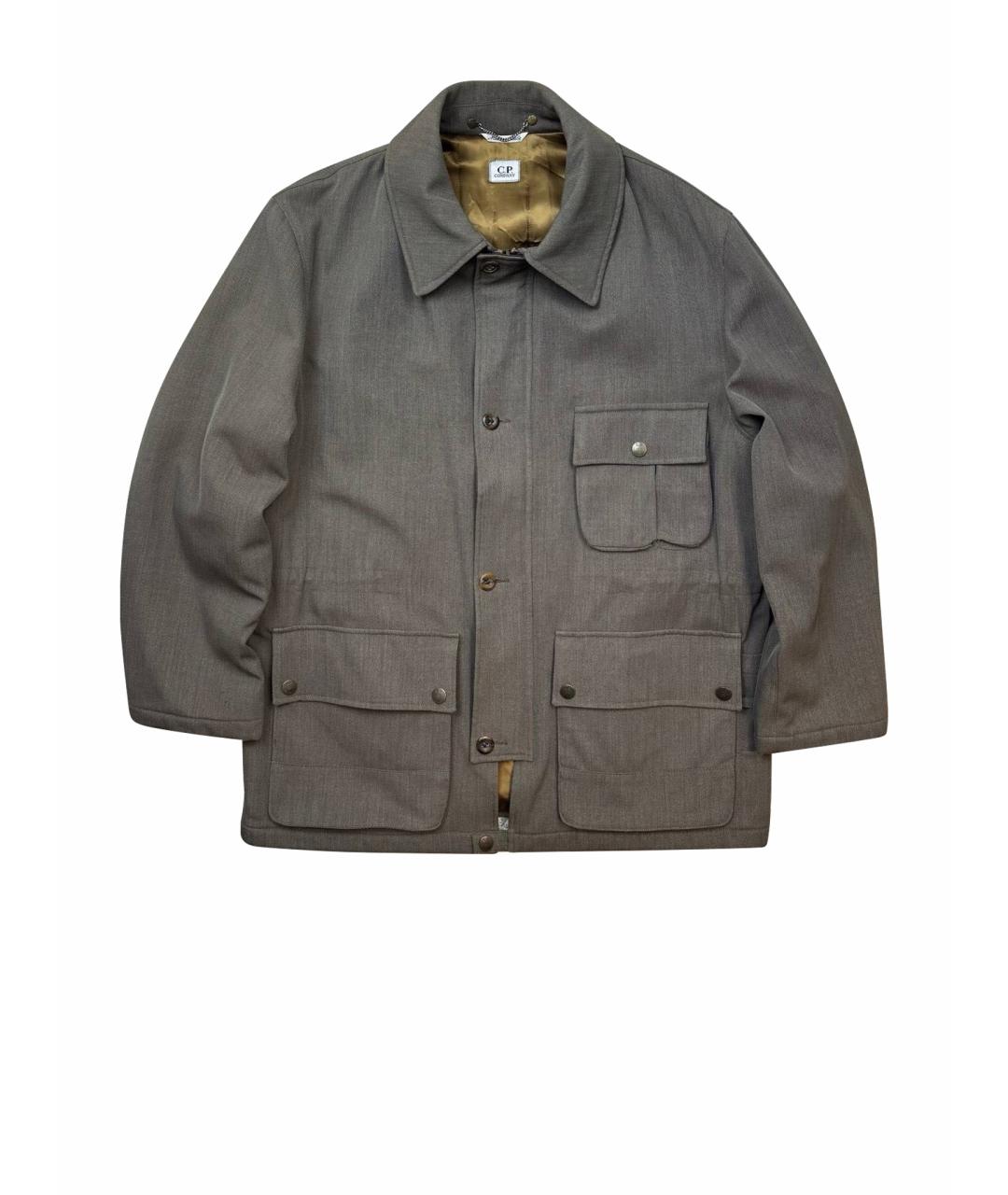 CP COMPANY Коричневая шерстяная куртка, фото 1