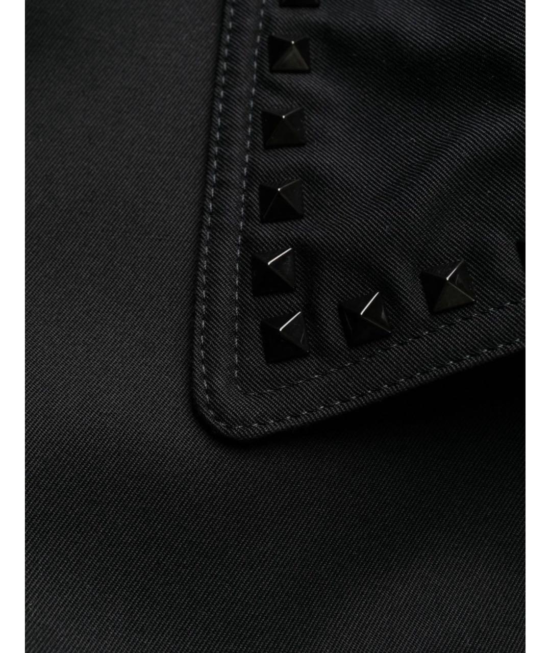 VALENTINO Черный тренч/плащ, фото 5