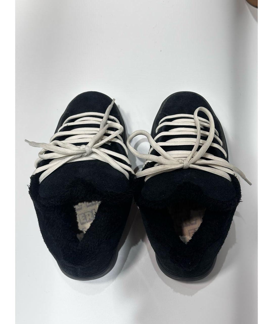 ERL Коричневые замшевые низкие кроссовки / кеды, фото 3