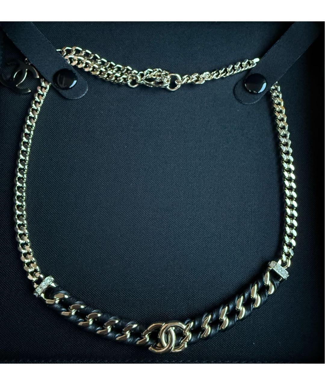 CHANEL Золотое металлическое колье, фото 5