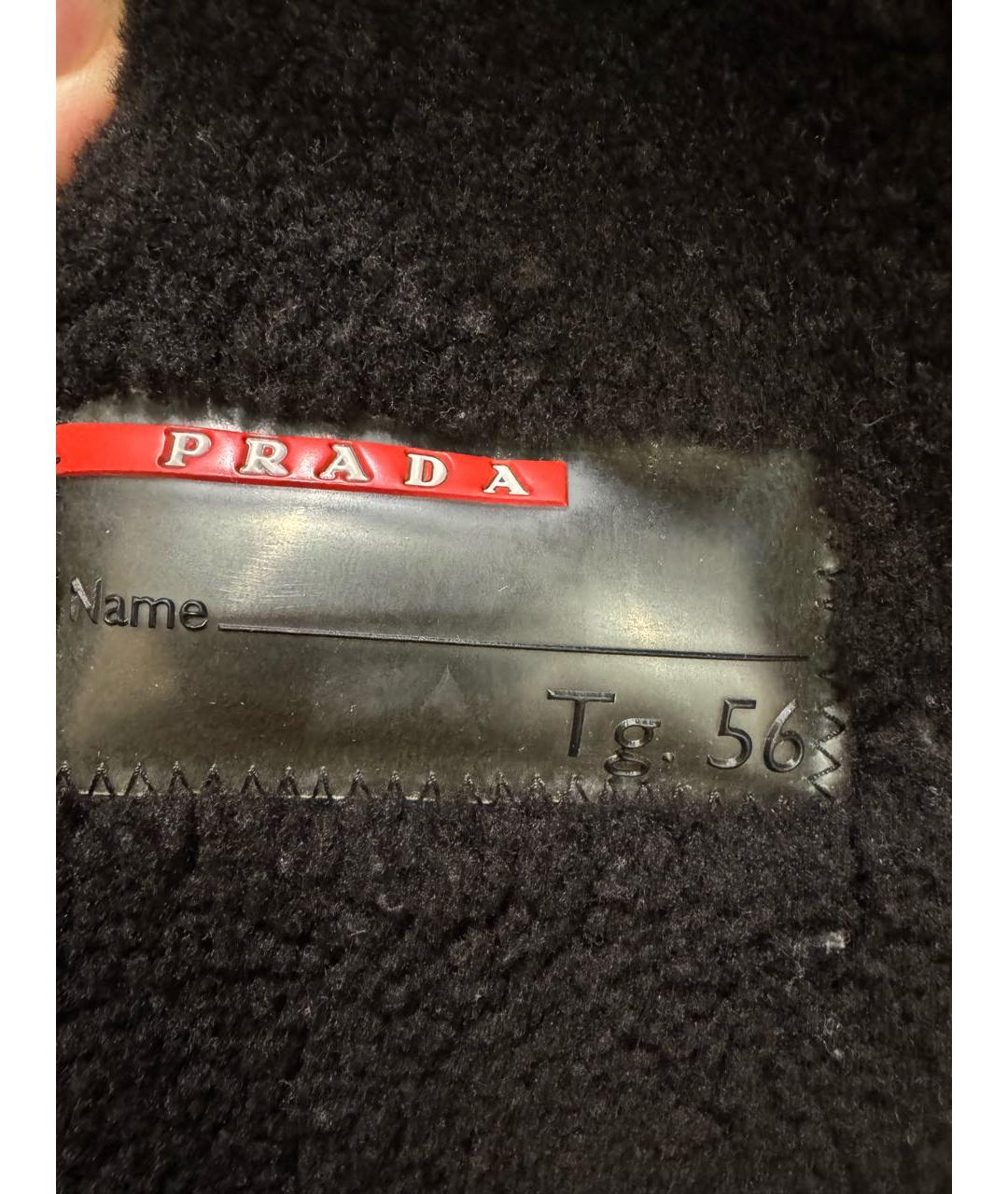 PRADA Коричневая кожаная дубленка/шуба, фото 7