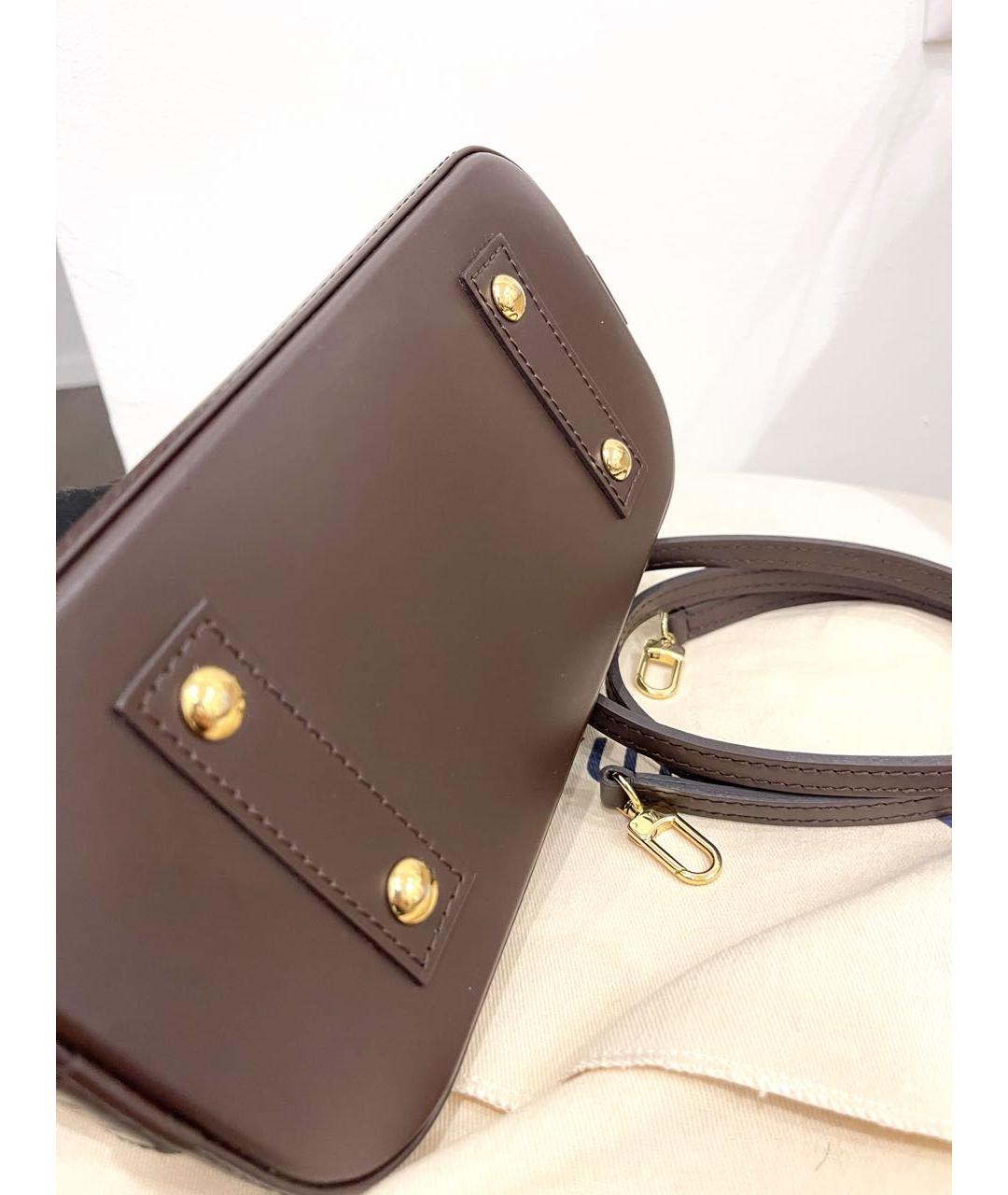 LOUIS VUITTON Коричневая сумка с короткими ручками, фото 3