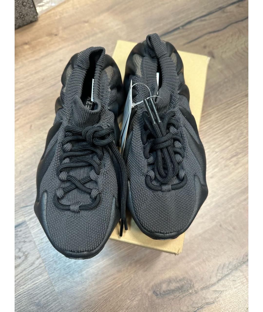 ADIDAS YEEZY Черные текстильные кроссовки, фото 2