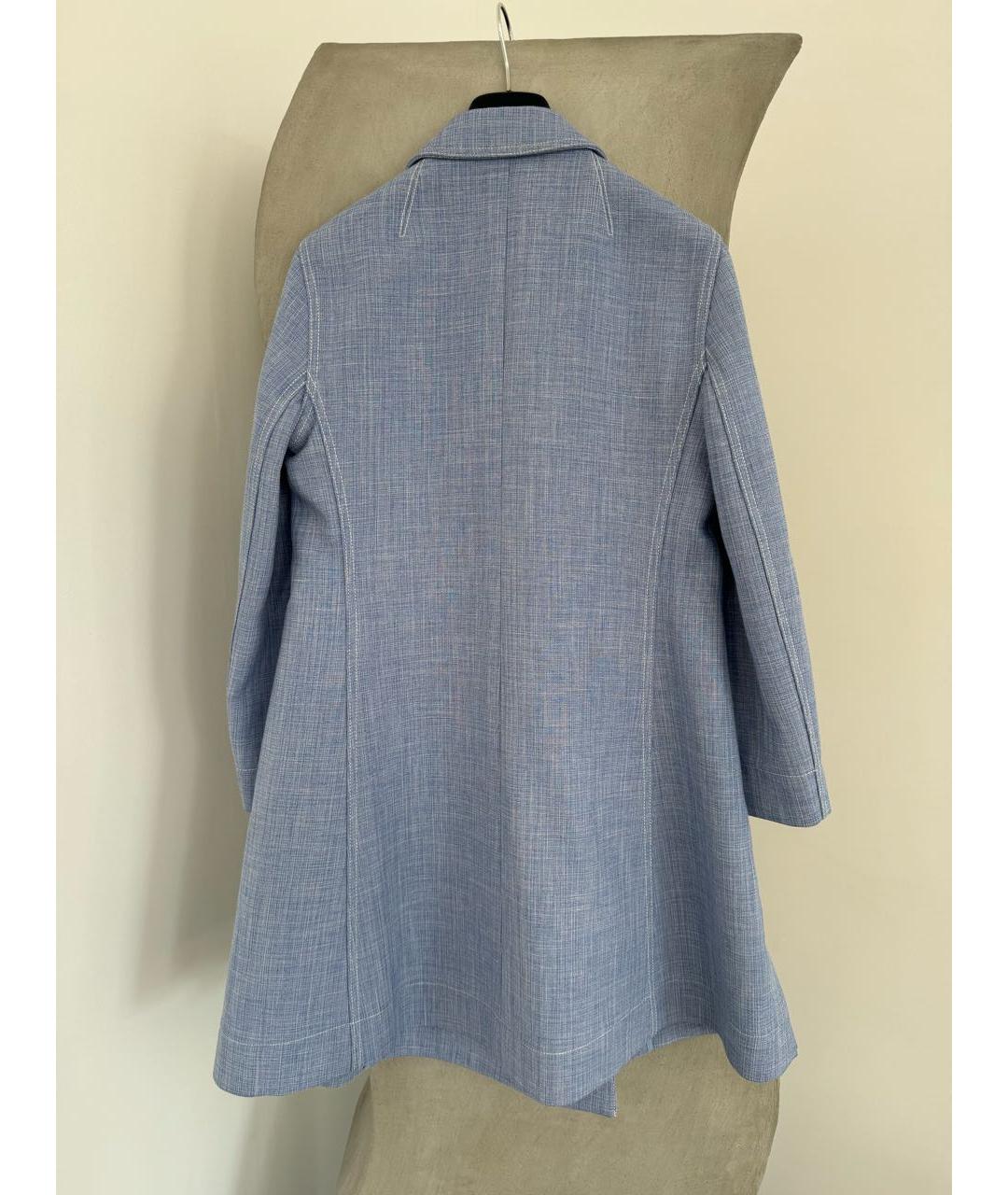 CHRISTIAN DIOR Голубое пальто, фото 8