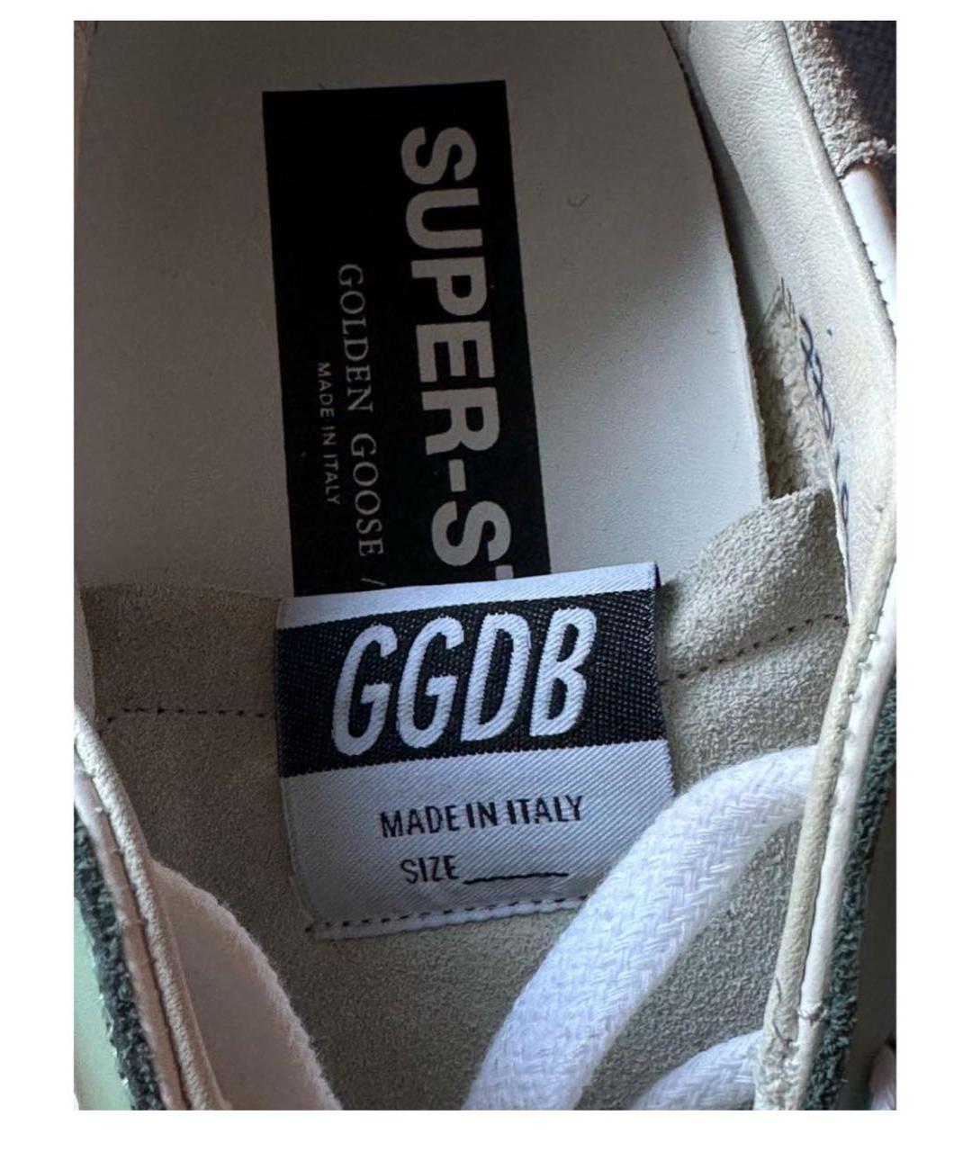 GOLDEN GOOSE DELUXE BRAND Белые кожаные кеды, фото 3