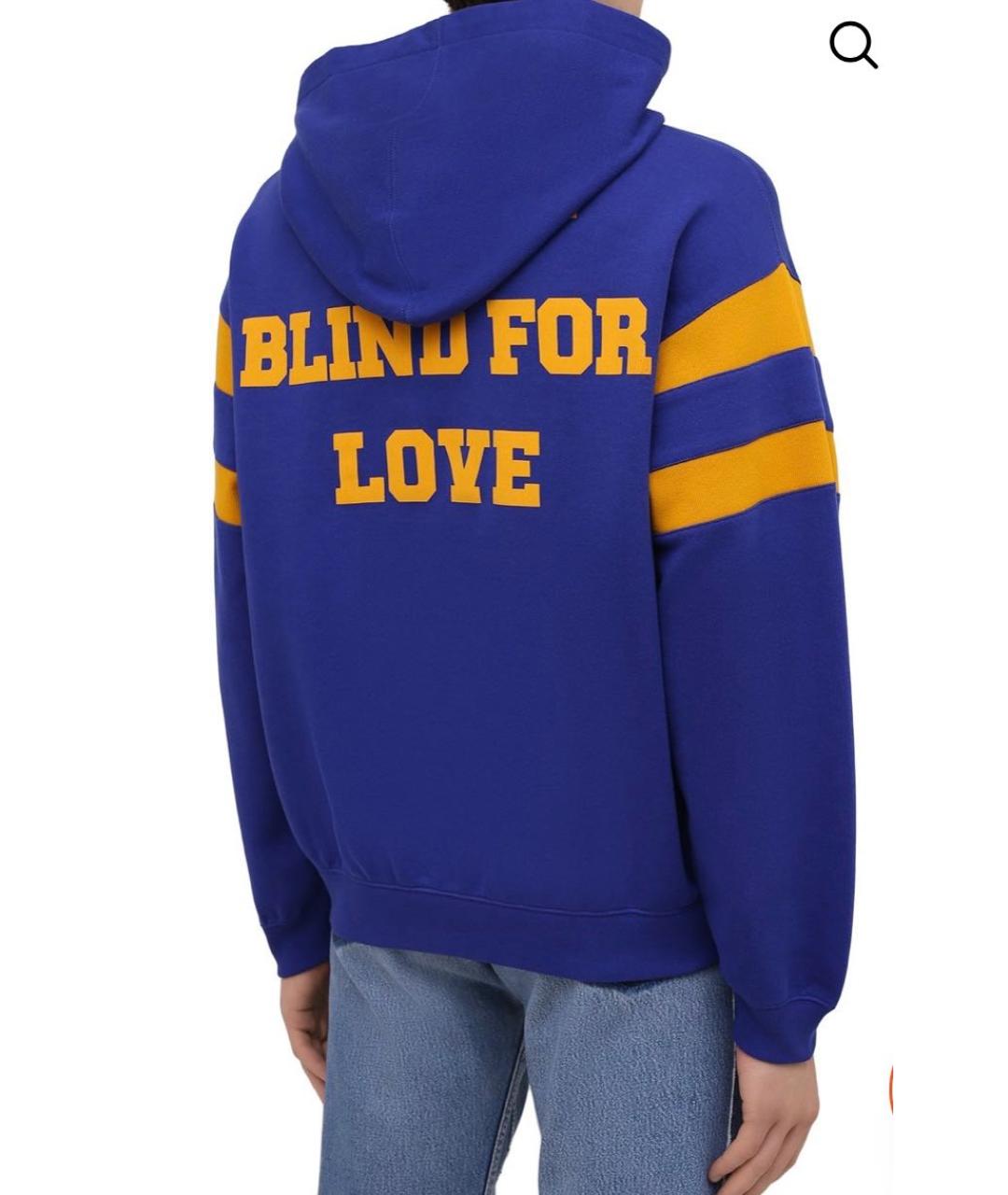 GUCCI Темно-синий хлопковый костюм с брюками, фото 4