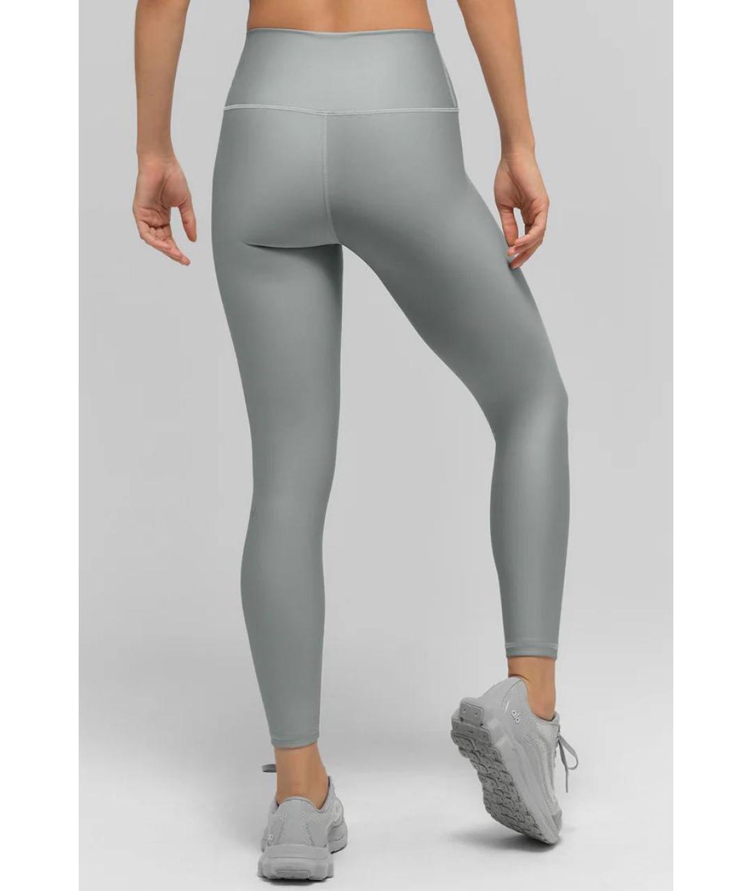 ALO YOGA Серые леггинсы и велосипедки, фото 2