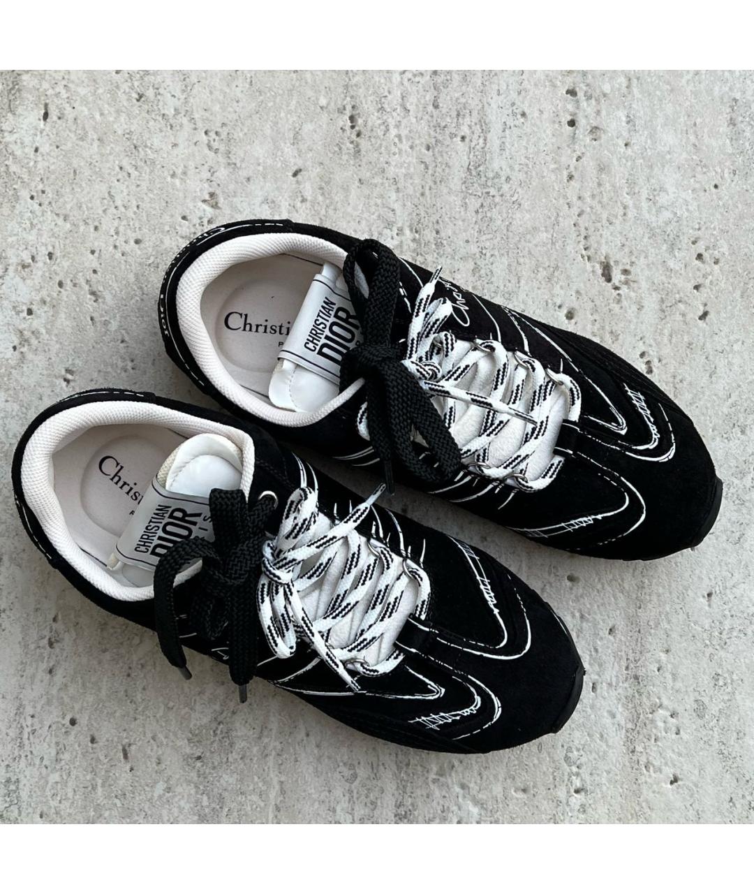 CHRISTIAN DIOR Черные кеды, фото 3