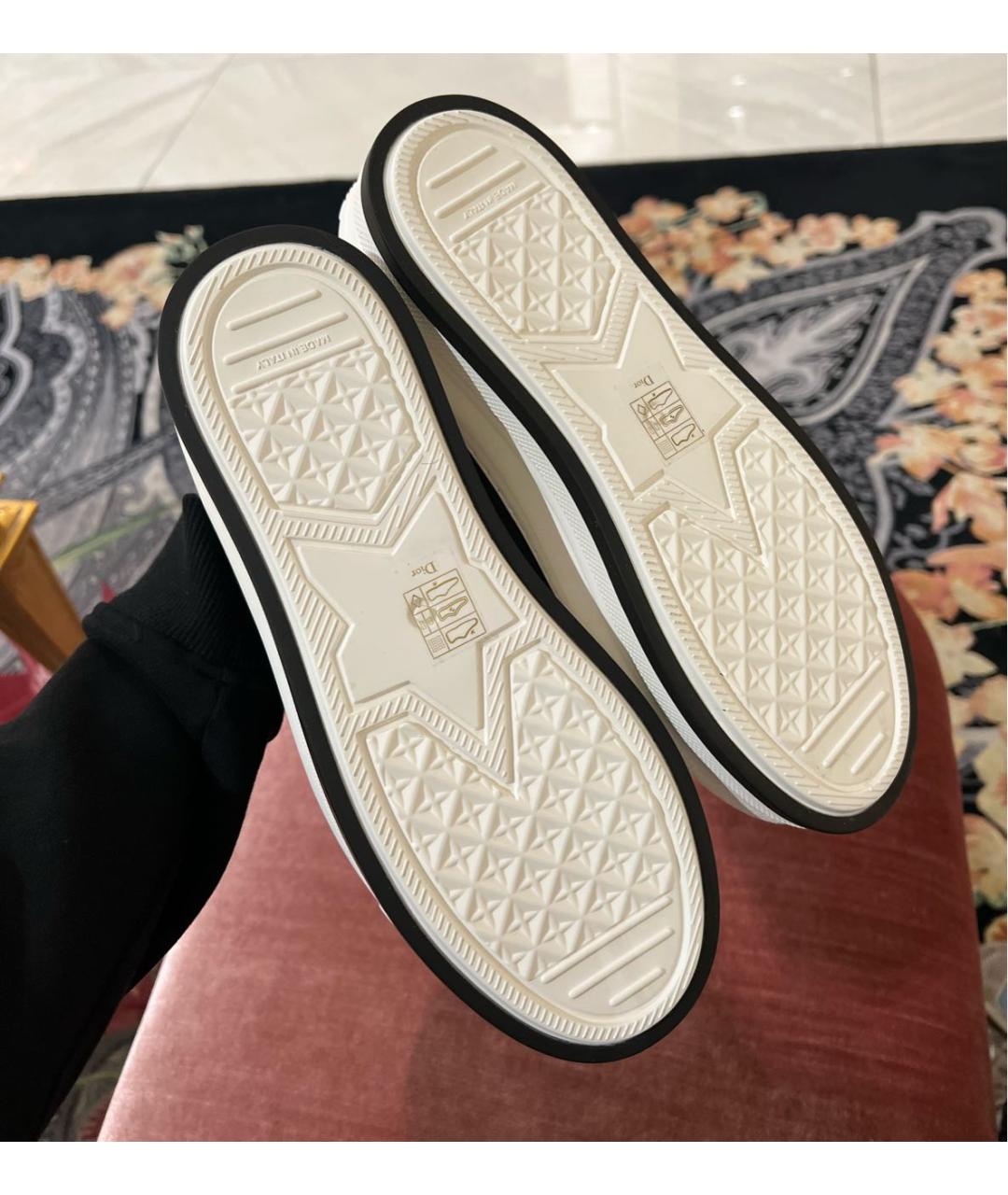 CHRISTIAN DIOR Мульти текстильные кеды, фото 5