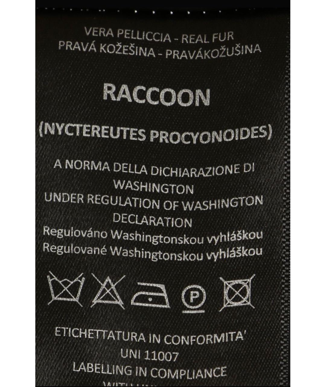 DIEGO M Черный полиэстеровый пуховик, фото 8