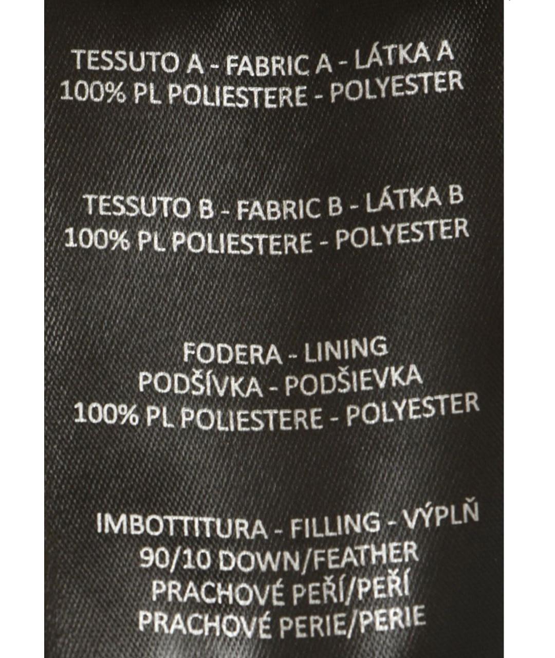 DIEGO M Черный полиэстеровый пуховик, фото 7