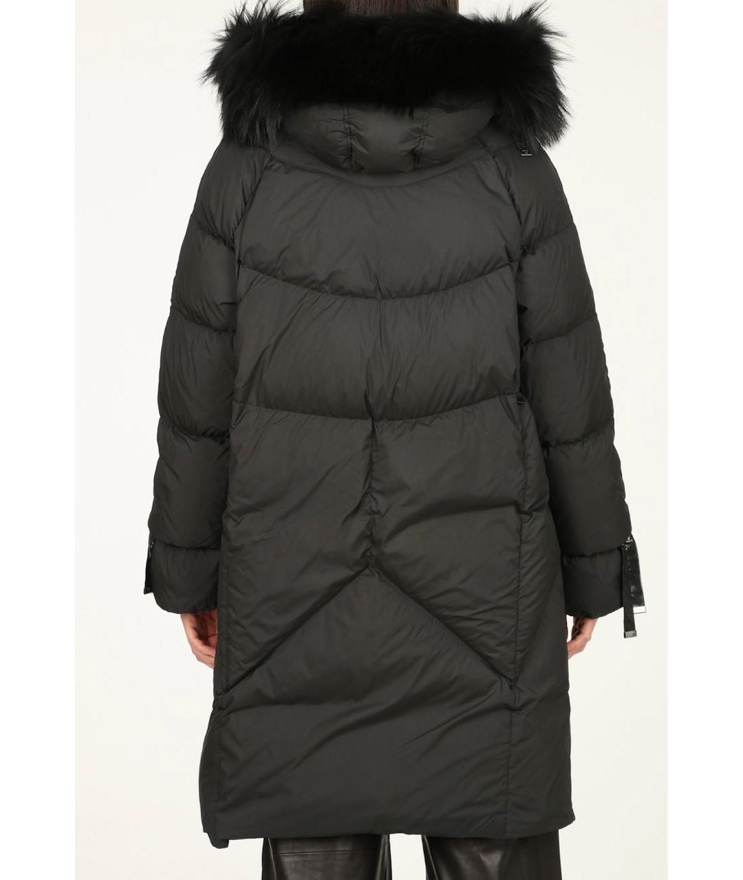 DIEGO M Черный полиэстеровый пуховик, фото 2