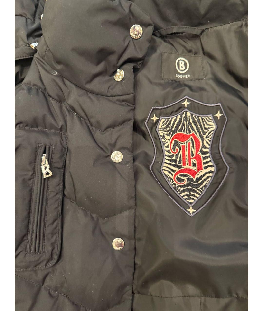 BOGNER Черная полиэстеровая куртка, фото 3