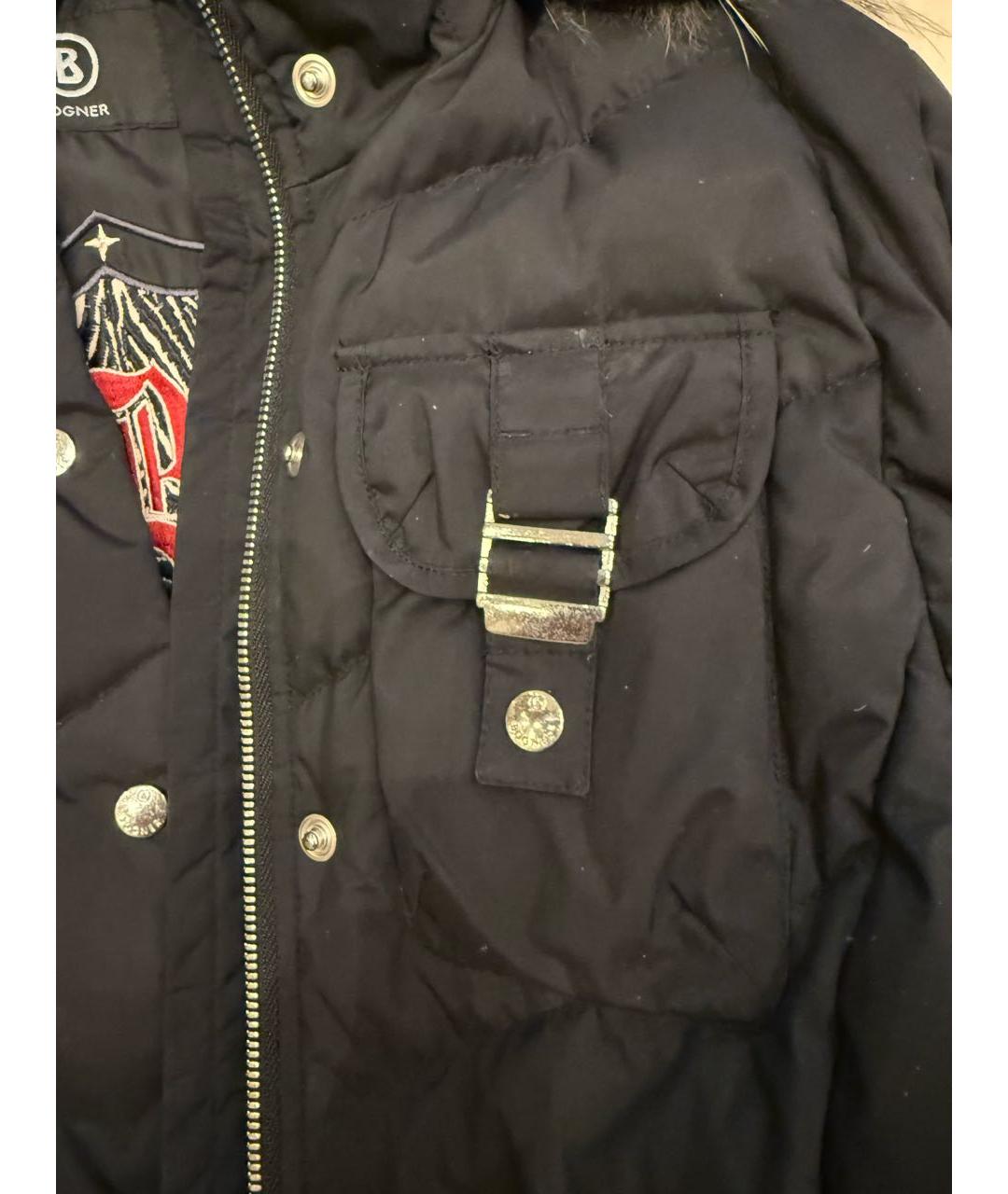BOGNER Черная полиэстеровая куртка, фото 6