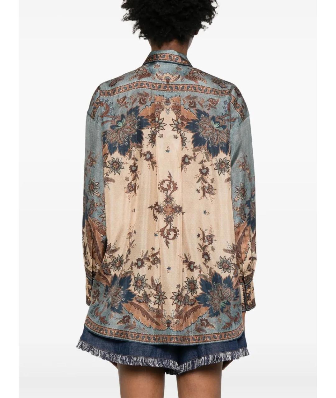 ZIMMERMANN Мульти шелковая рубашка, фото 4