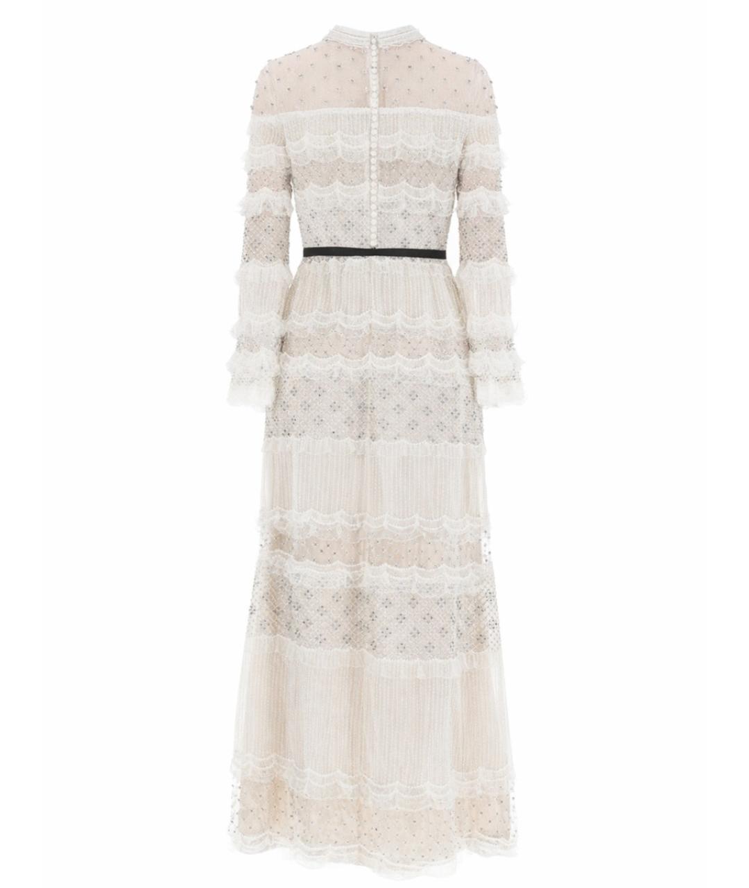 VALENTINO Белое полиамидовое платье, фото 3