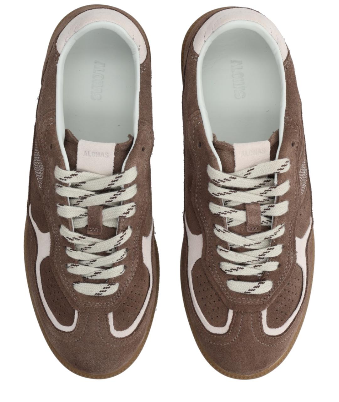 ALOHAS Коричневые замшевые кеды, фото 5