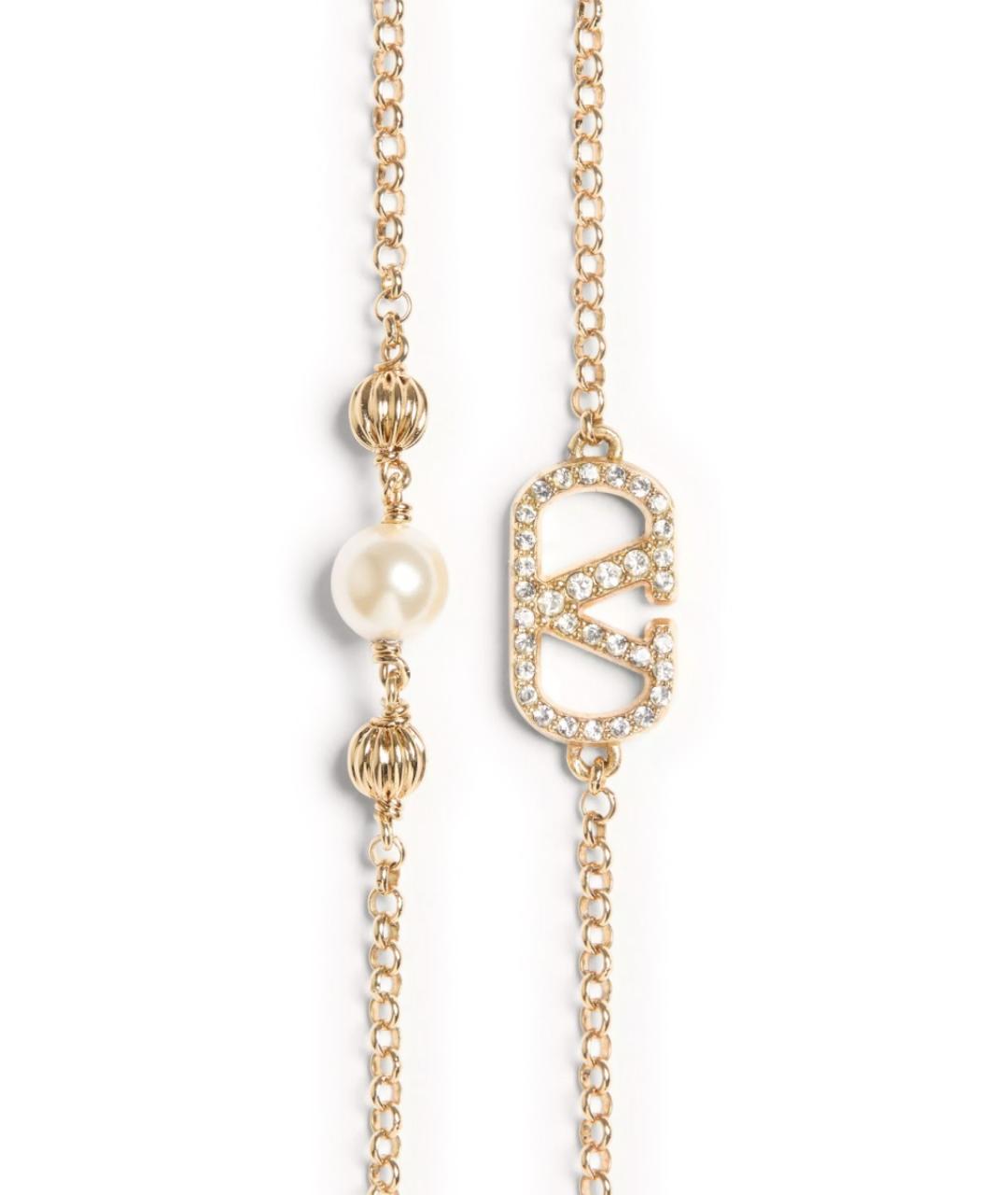 VALENTINO Золотой металлический браслет, фото 2