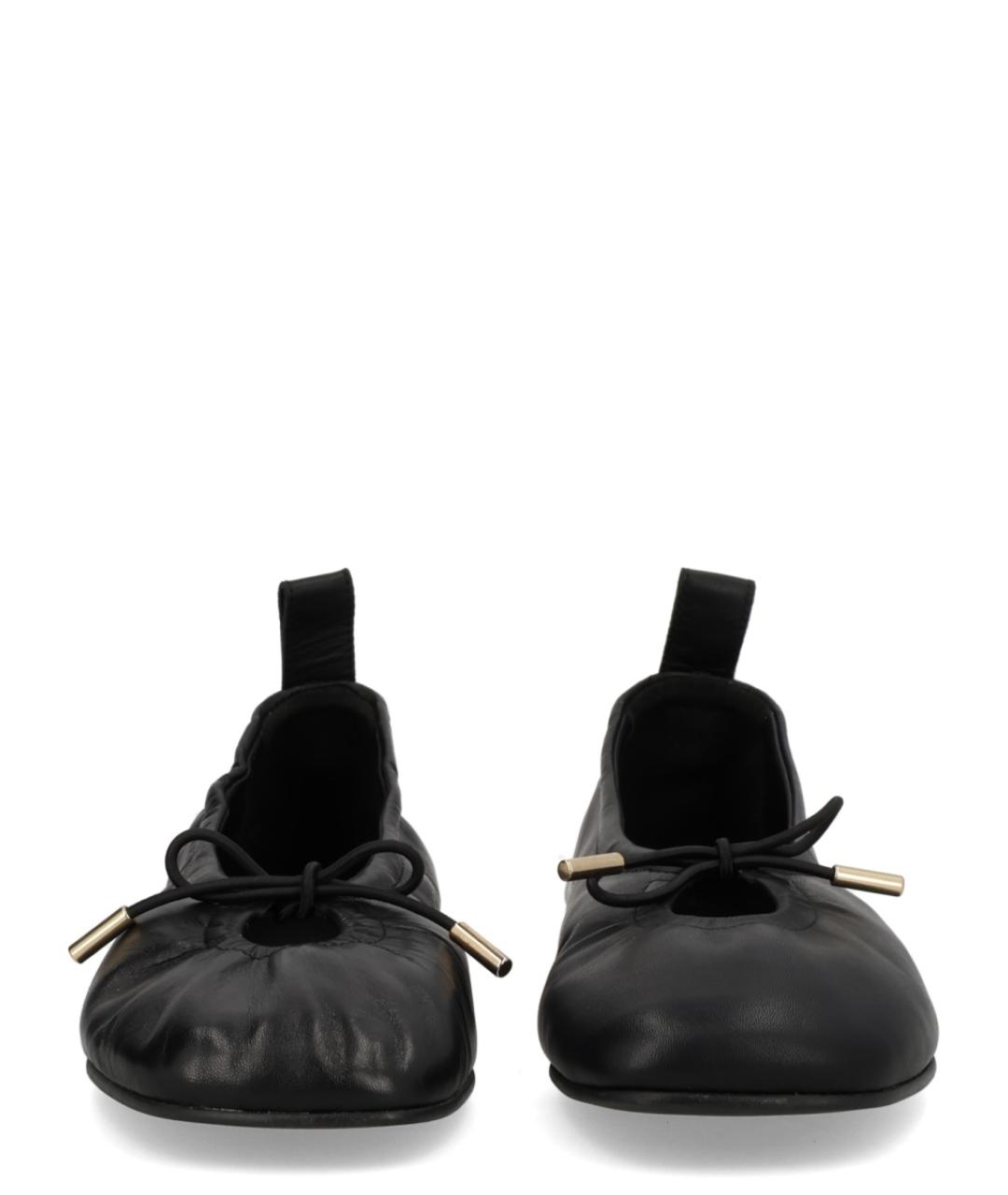 ALOHAS Черные кожаные балетки, фото 3