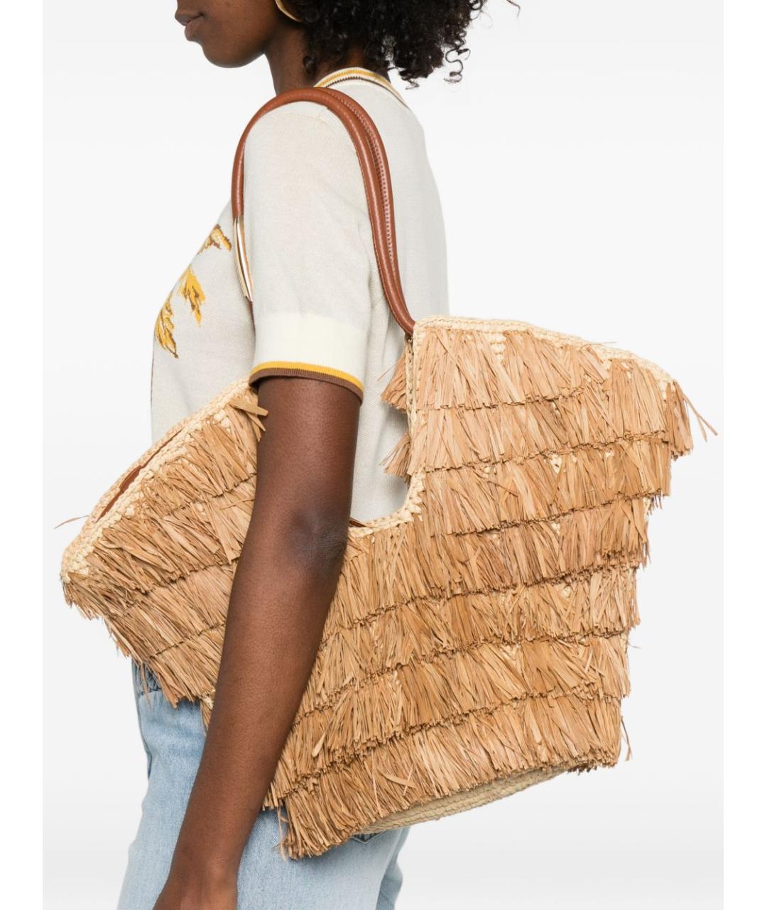 ZIMMERMANN Бежевая сумка тоут, фото 3