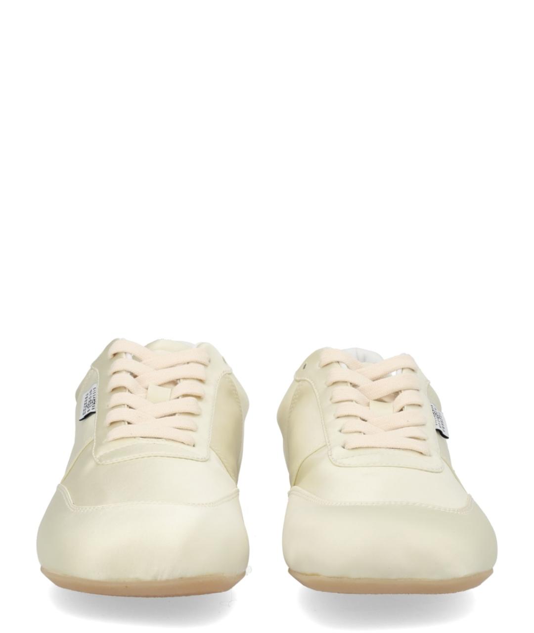 MM6 MAISON MARGIELA Белые текстильные кроссовки, фото 3