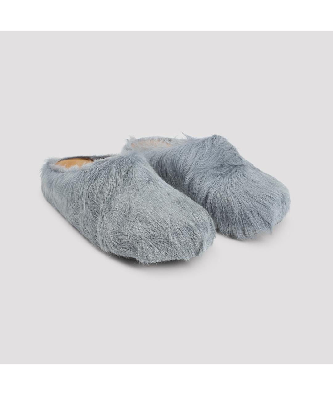 MARNI Голубые сандалии, фото 3