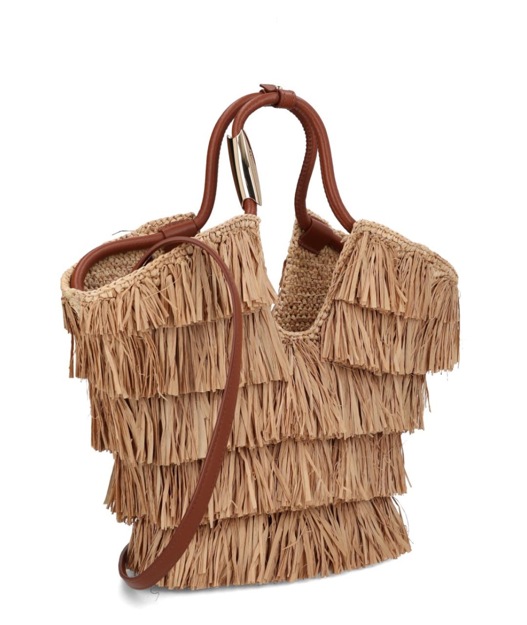 ZIMMERMANN Бежевая сумка с короткими ручками, фото 2