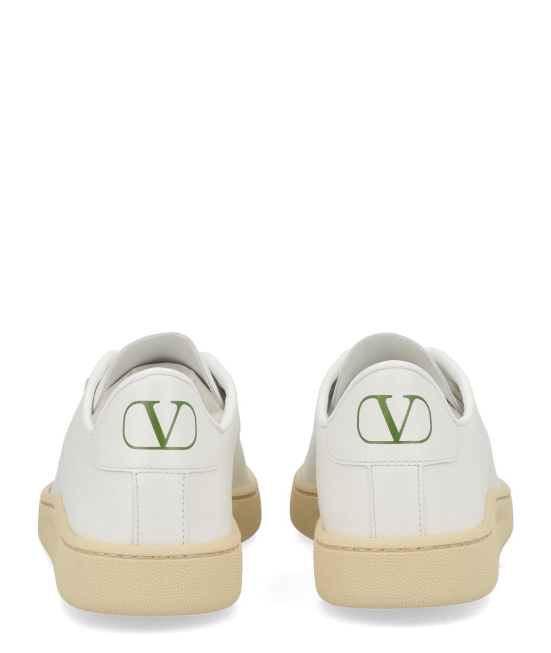 VALENTINO Белые кожаные кеды, фото 4