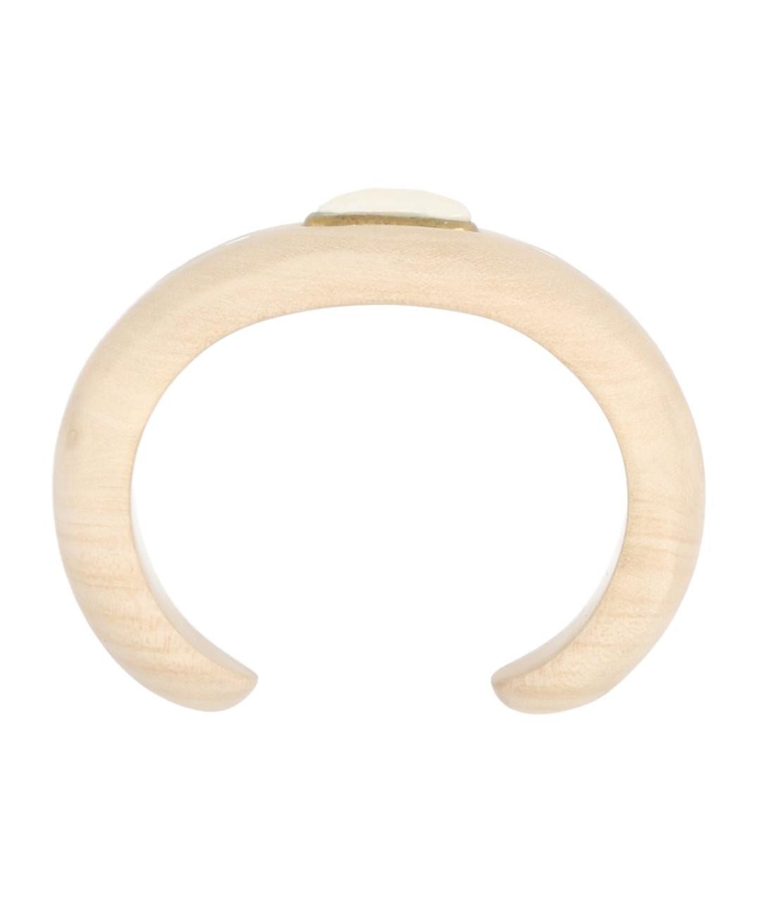 ISABEL MARANT Бежевый деревянный браслет, фото 1