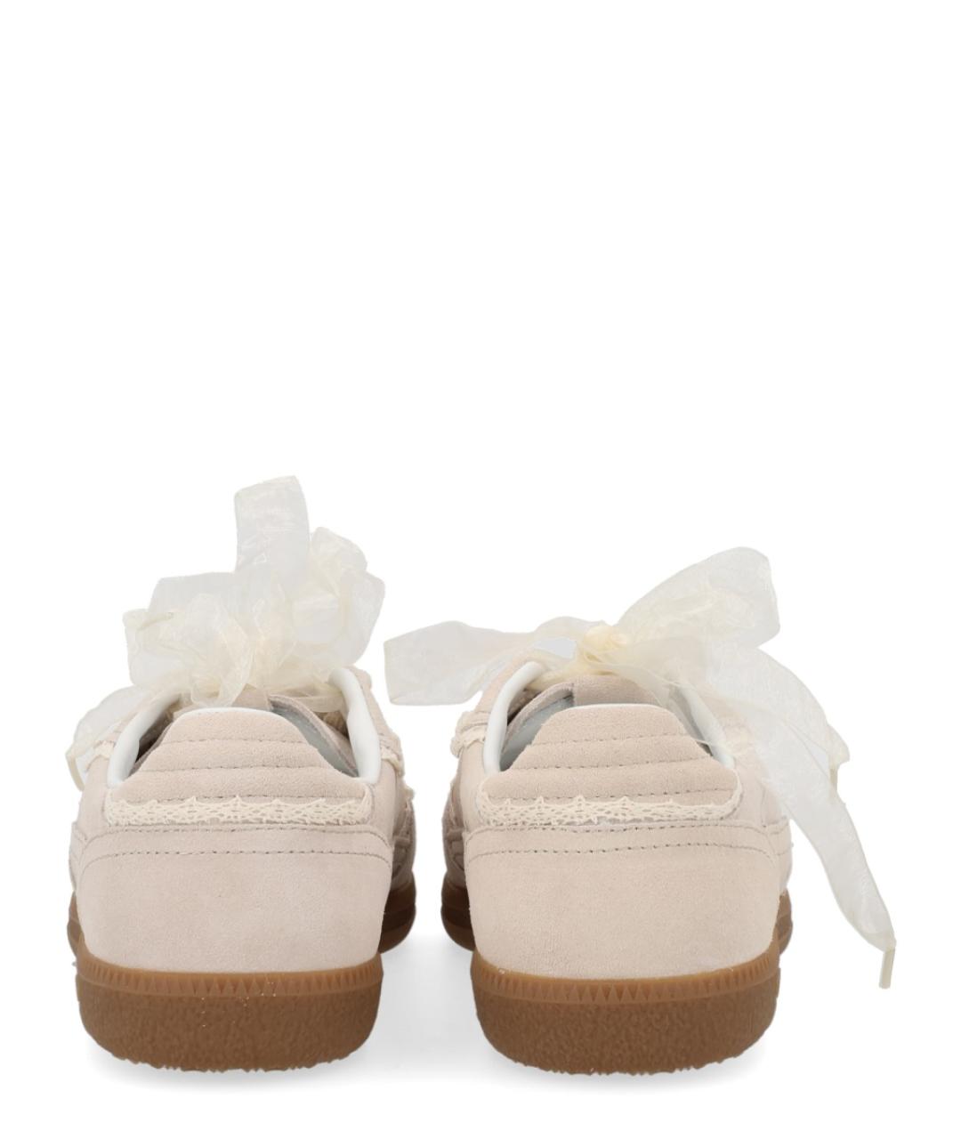 ALOHAS Бежевые кожаные кеды, фото 4