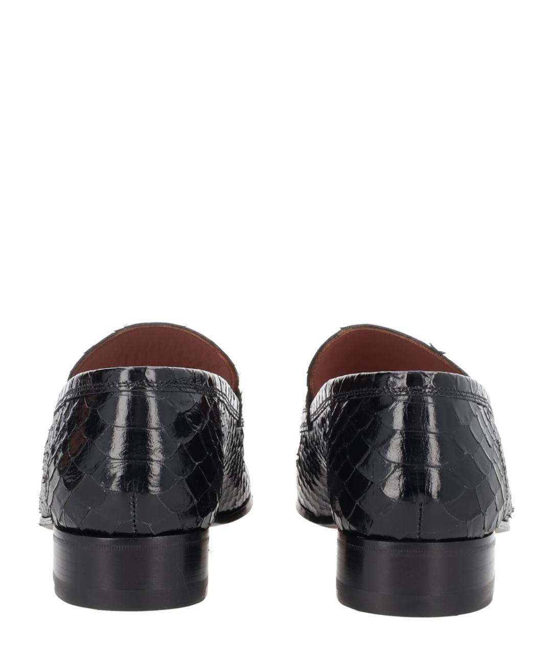 PARIS TEXAS Черные кожаные лоферы, фото 4