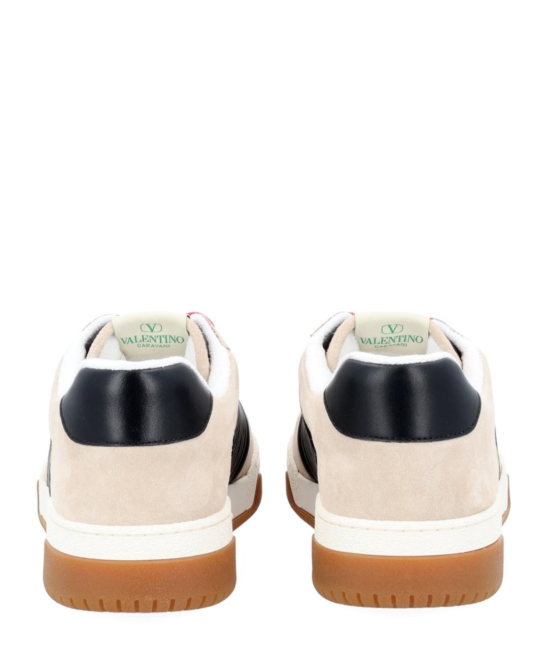 VALENTINO Мульти кожаные низкие кроссовки / кеды, фото 4