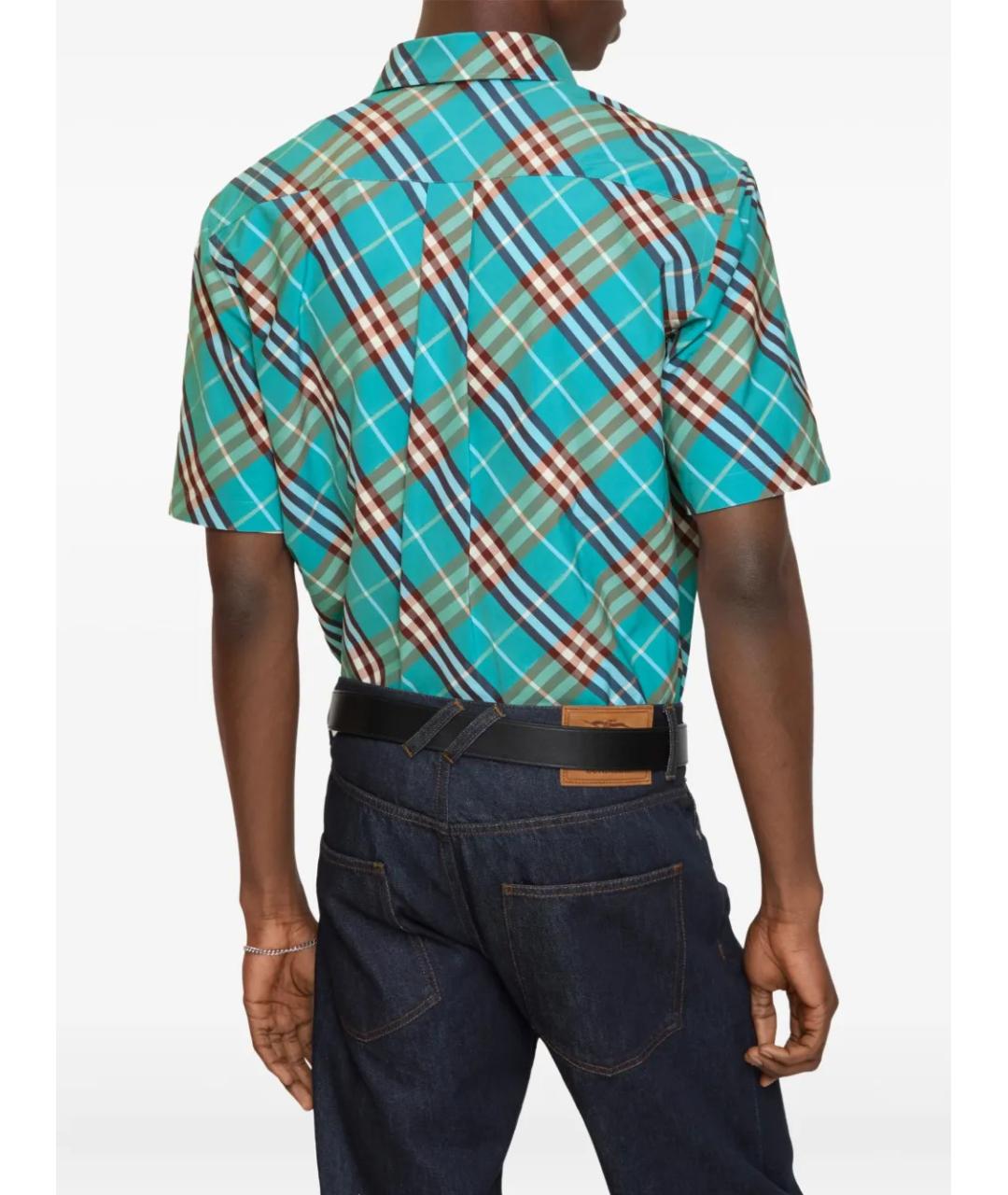 BURBERRY Мульти хлопковая кэжуал рубашка, фото 3