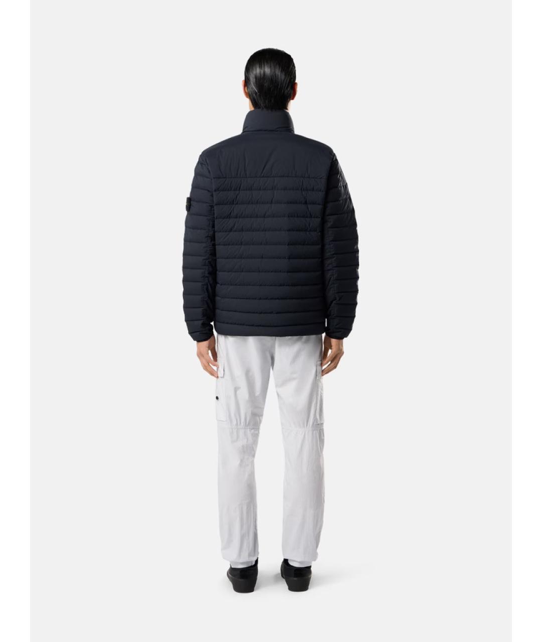 STONE ISLAND Синий полиамидовый пуховик, фото 5