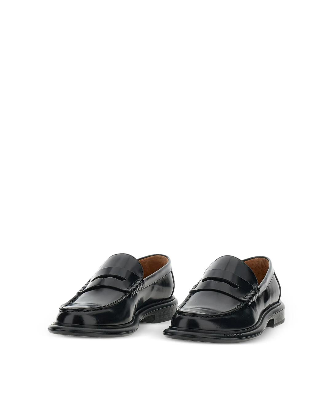 GIVENCHY Черные кожаные лоферы, фото 2
