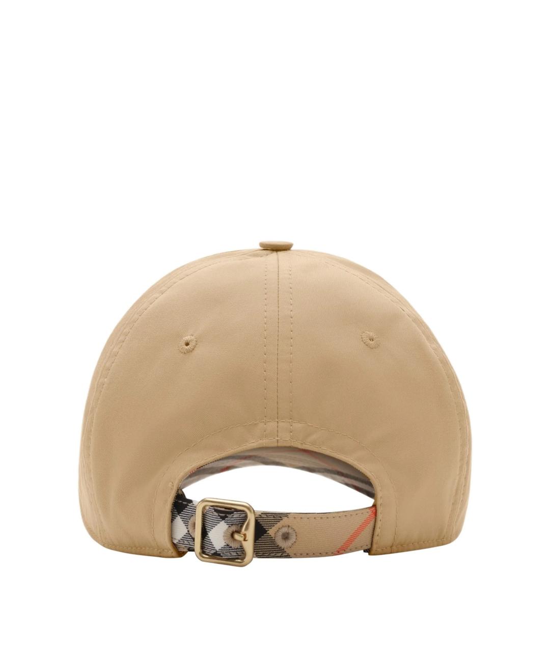 BURBERRY Бежевая хлопковая кепка/бейсболка, фото 2