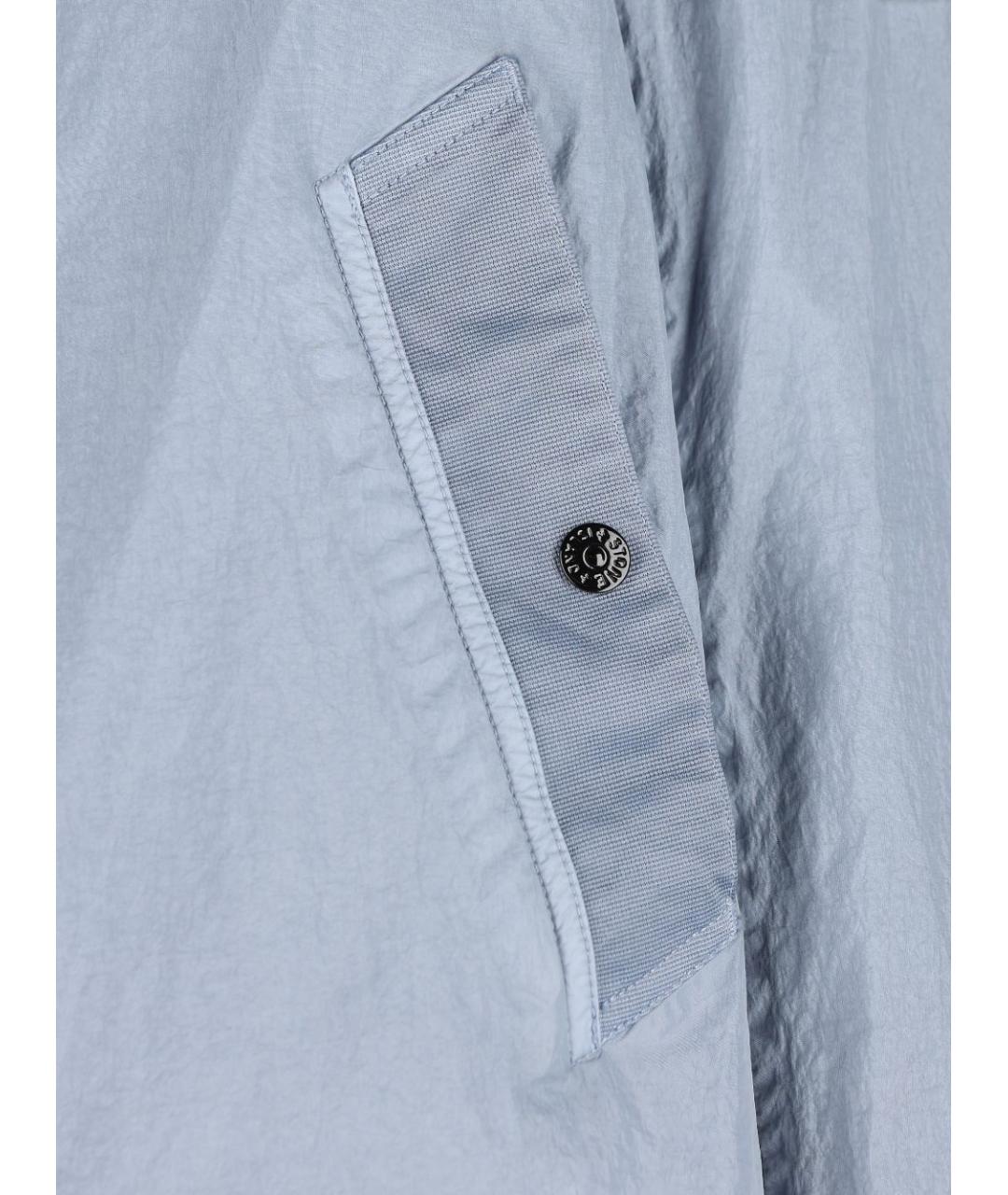 STONE ISLAND Синяя полиамидовая куртка, фото 4