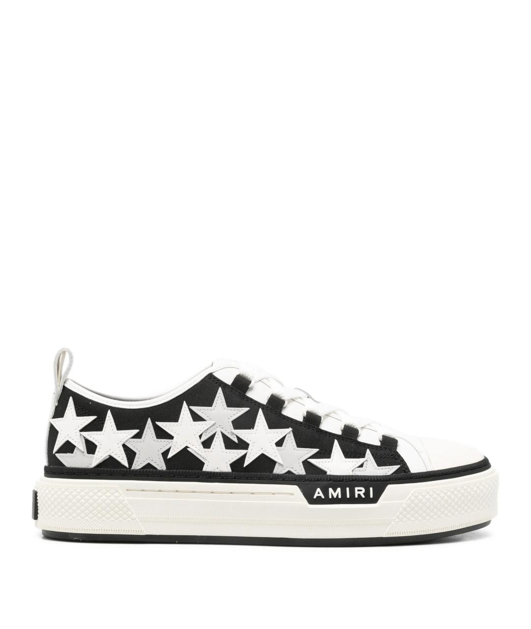 AMIRI Мульти кожаные низкие кроссовки / кеды, фото 1
