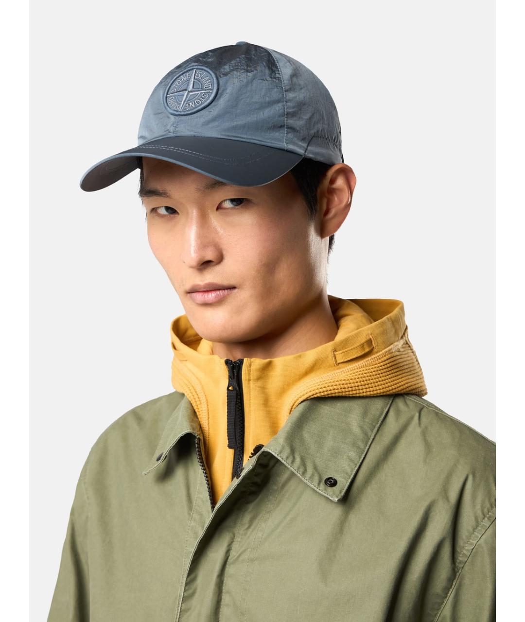 STONE ISLAND Голубая кепка/бейсболка, фото 2