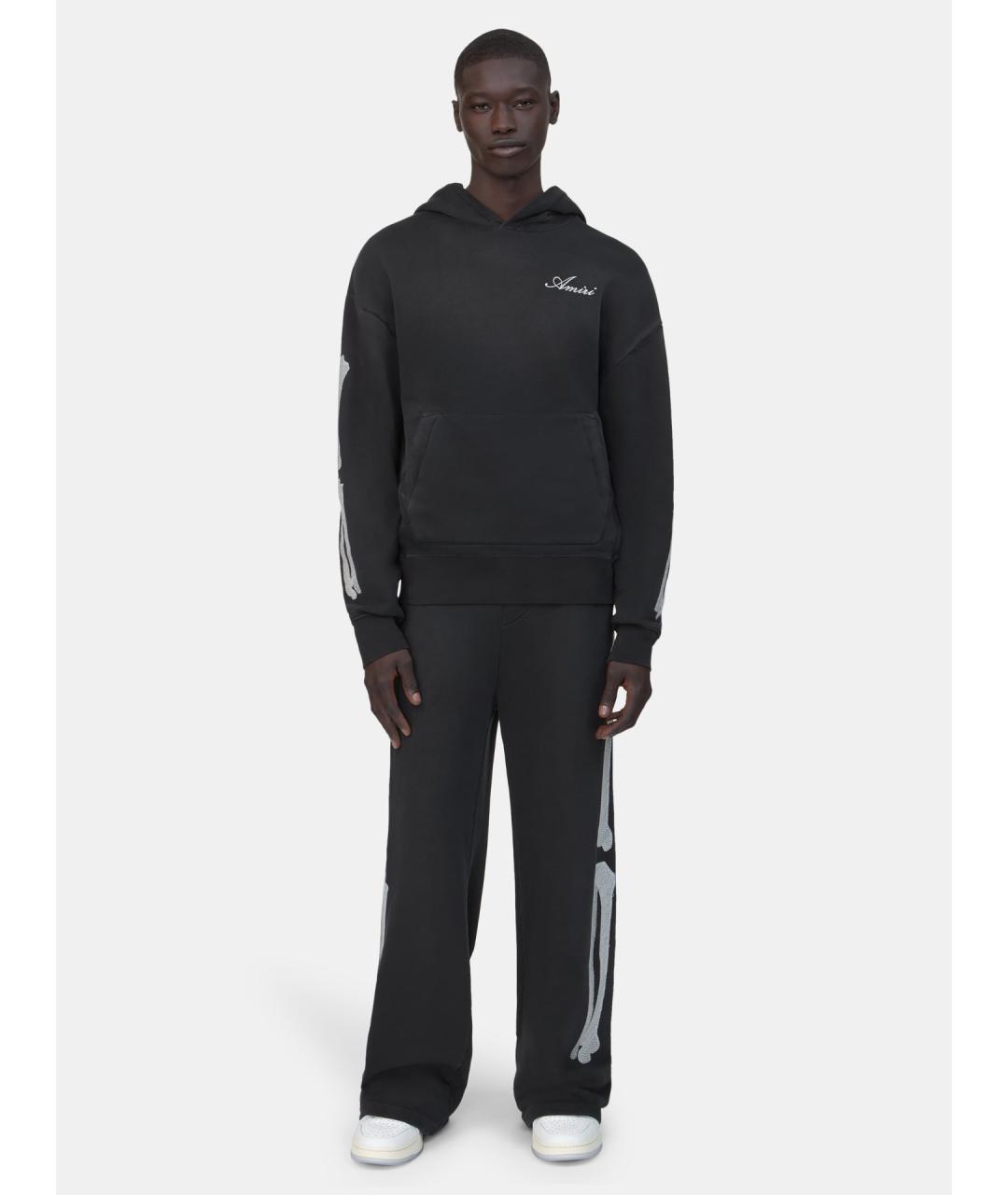 AMIRI Черные хлопковые повседневные брюки, фото 2