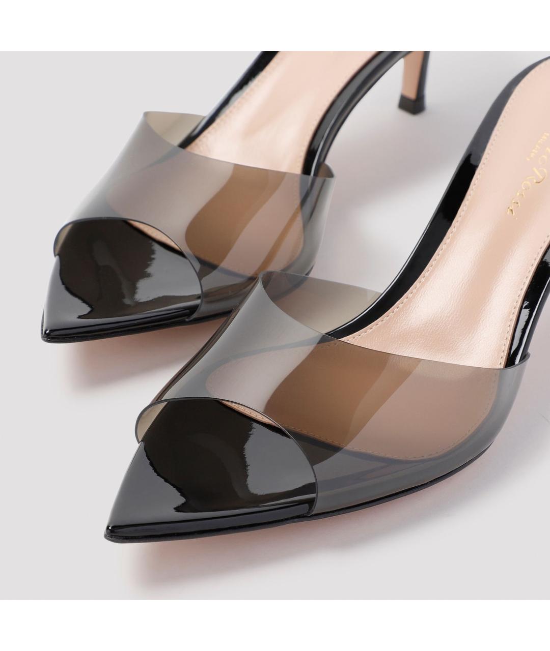 GIANVITO ROSSI Черные мюли, фото 5